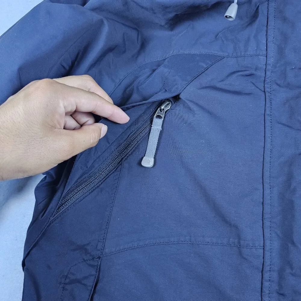 Vintage The North Face Hyvent Jacket Womens Small Black Full Zip Gorpcore Hiking